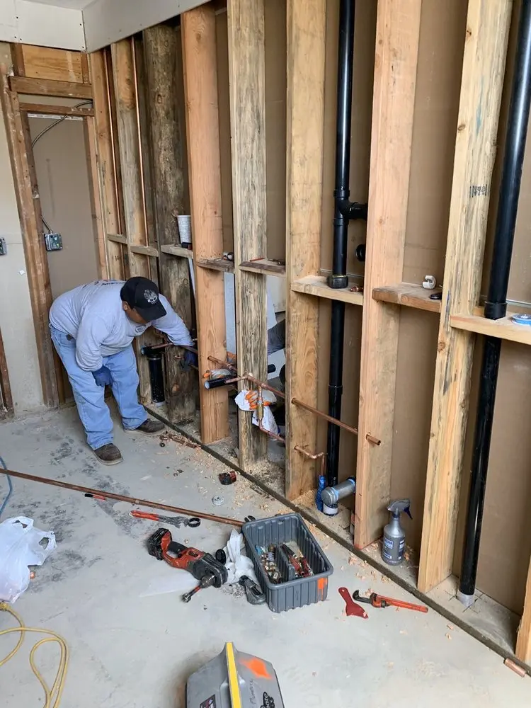 Commercial rough-in plumbing for Gas Line Repair in Valley Park